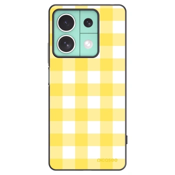 Picasee silikonový černý obal pro Xiaomi Redmi Note 13 5G - Gride lemon