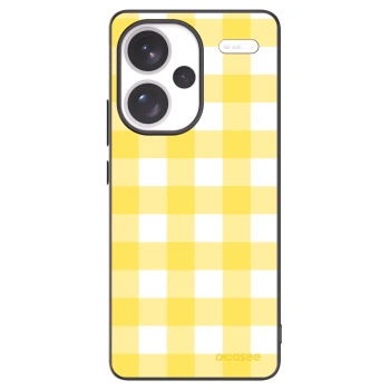 Picasee silikonový černý obal pro Xiaomi Redmi Note 13 Pro+ 5G - Gride lemon
