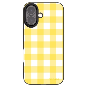 Picasee silikonový černý obal pro Apple iPhone 16 - Gride lemon