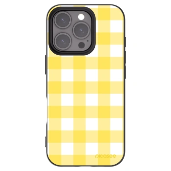 Picasee silikonový černý obal pro Apple iPhone 16 Pro - Gride lemon