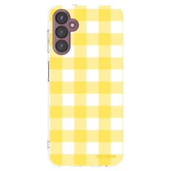 Picasee silikonový průhledný obal pro Samsung Galaxy A05s A057G - Gride lemon