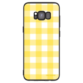 Picasee silikonový černý obal pro Samsung Galaxy S8 G950F - Gride lemon