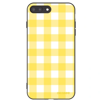 Picasee silikonový černý obal pro Apple iPhone 8 Plus - Gride lemon