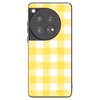Picasee silikonový černý obal pro OnePlus 12 5G - Gride lemon