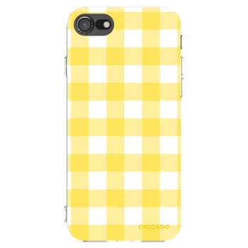 Picasee silikonový průhledný obal pro Apple iPhone 7 - Gride lemon