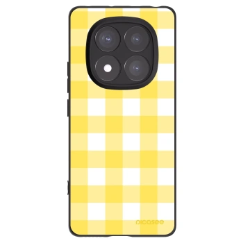Picasee silikonový černý obal pro Xiaomi Redmi Note 14 Pro+ 5G - Gride lemon