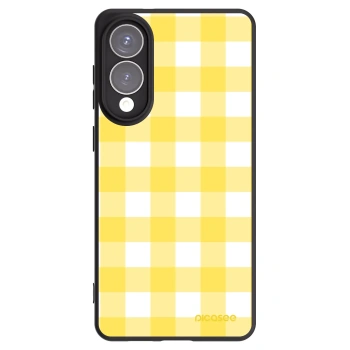 Picasee silikonový černý obal pro Samsung Galaxy S25 Edge 5G - Gride lemon