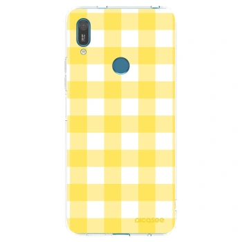 Picasee silikonový průhledný obal pro Huawei Y7 2019 - Gride lemon
