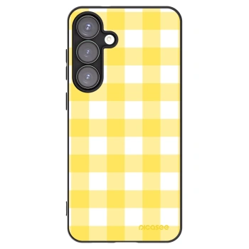 Picasee silikonový černý obal pro Samsung Galaxy S25+ 5G - Gride lemon