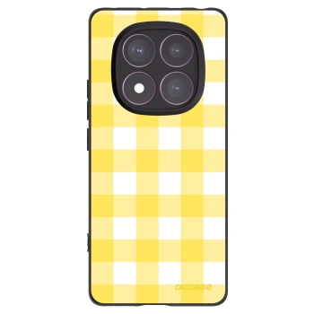 Picasee silikonový černý obal pro Xiaomi Redmi Note 14 Pro 4G - Gride lemon