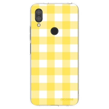 Picasee silikonový průhledný obal pro Xiaomi Redmi 7 - Gride lemon