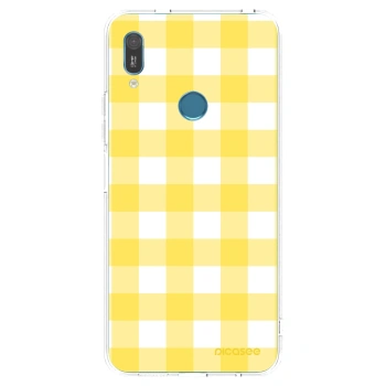 Picasee silikonový průhledný obal pro Huawei Y6 2019 - Gride lemon