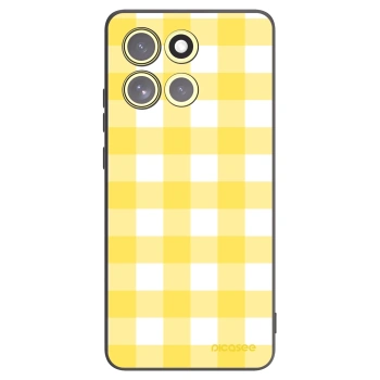 Picasee silikonový černý obal pro Motorola Moto G86 Power 5G - Gride lemon