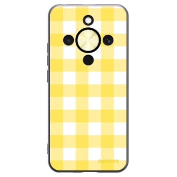 Picasee silikonový černý obal pro Honor Magic8 Lite 5G - Gride lemon