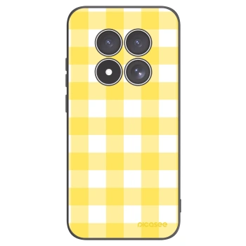 Picasee silikonový černý obal pro Xiaomi Redmi Note 15 Pro 5G - Gride lemon