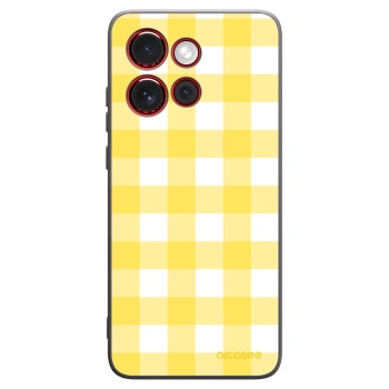 Picasee silikonový černý obal pro Motorola Edge 60 Neo 5G - Gride lemon