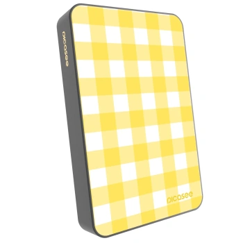 Picasee Powerbanka s MagSafe 10 000 mAh Šedá - Gride lemon