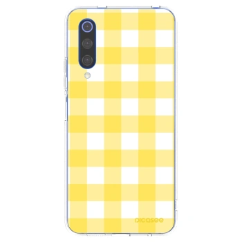 Picasee silikonový průhledný obal pro Xiaomi Mi 9 SE - Gride lemon