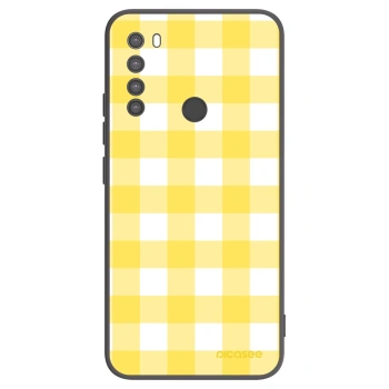 Picasee silikonový černý obal pro Xiaomi Redmi Note 8 - Gride lemon