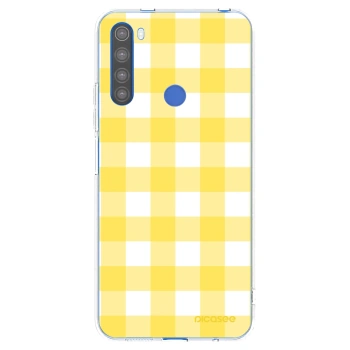 Picasee silikonový průhledný obal pro Xiaomi Redmi Note 8T - Gride lemon