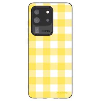Picasee silikonový černý obal pro Samsung Galaxy S20 Ultra 5G G988F - Gride lemon