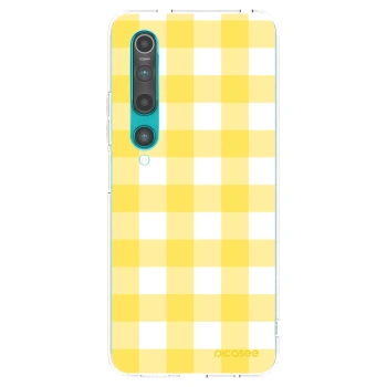 Picasee silikonový průhledný obal pro Xiaomi Mi 10 - Gride lemon