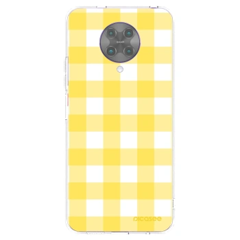 Picasee silikonový průhledný obal pro Xiaomi Poco F2 Pro - Gride lemon