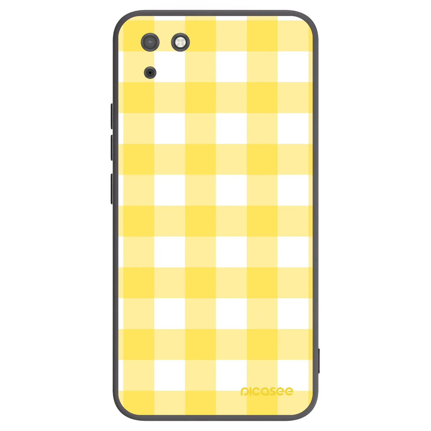 Picasee silikonový černý obal pro Huawei Y5P - Gride lemon