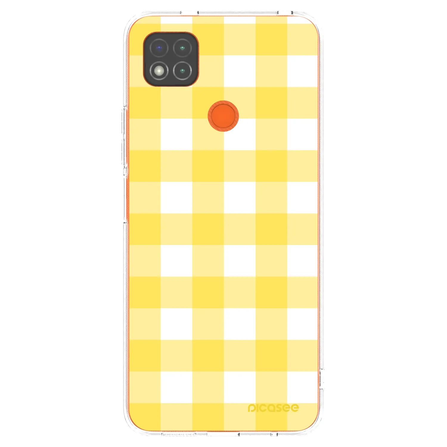 Picasee silikonový průhledný obal pro Xiaomi Redmi 9C - Gride lemon
