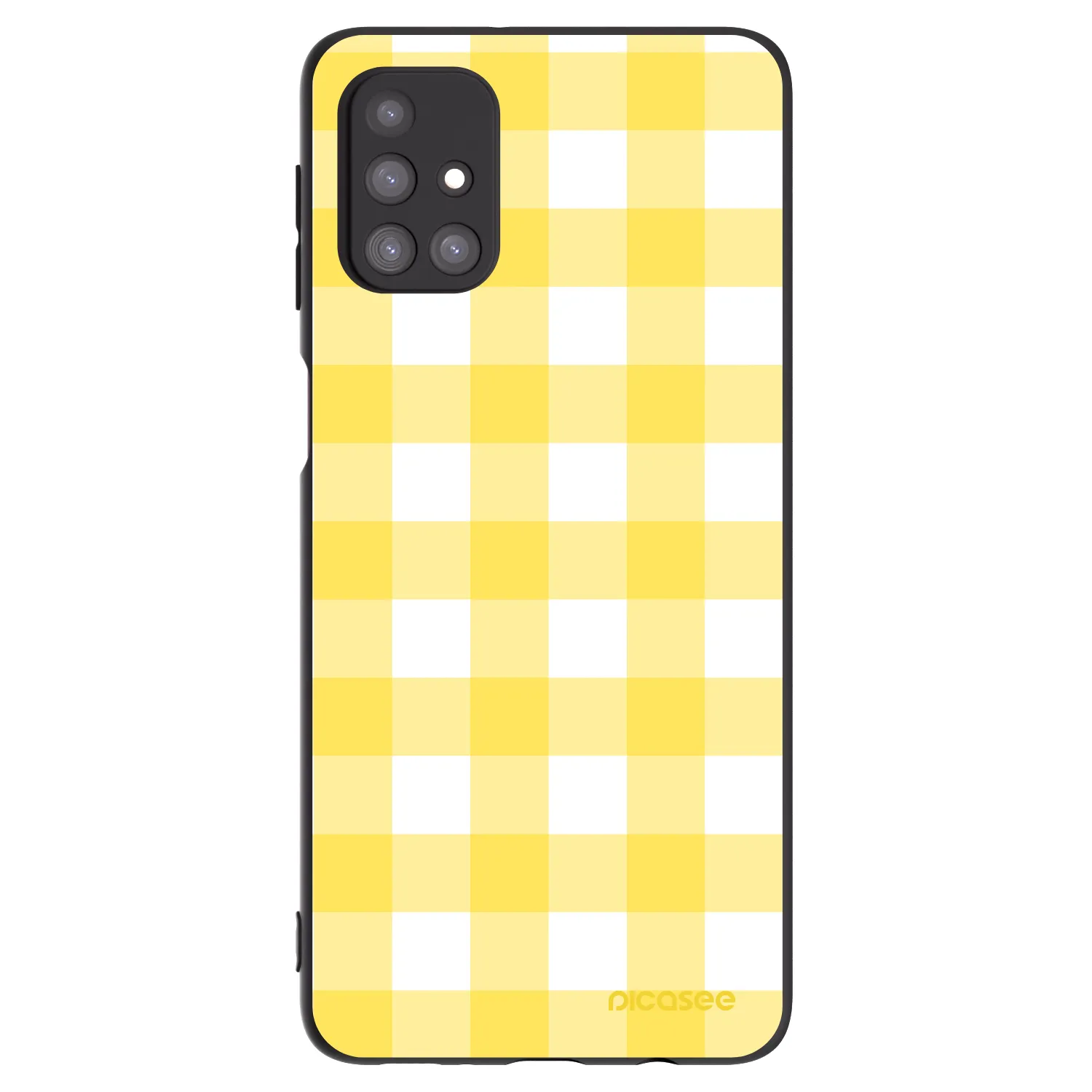Picasee silikonový černý obal pro Samsung Galaxy M31s - Gride lemon