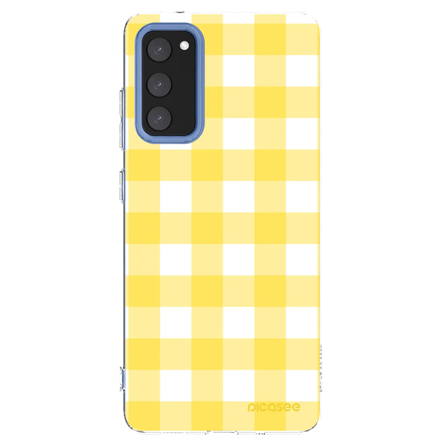 Picasee silikonový průhledný obal pro Samsung Galaxy S20 FE - Gride lemon