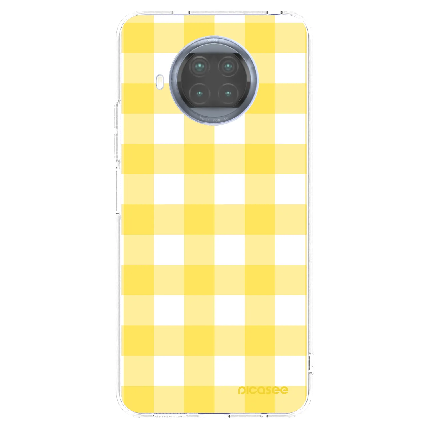 Picasee silikonový průhledný obal pro Xiaomi Mi 10T Lite - Gride lemon