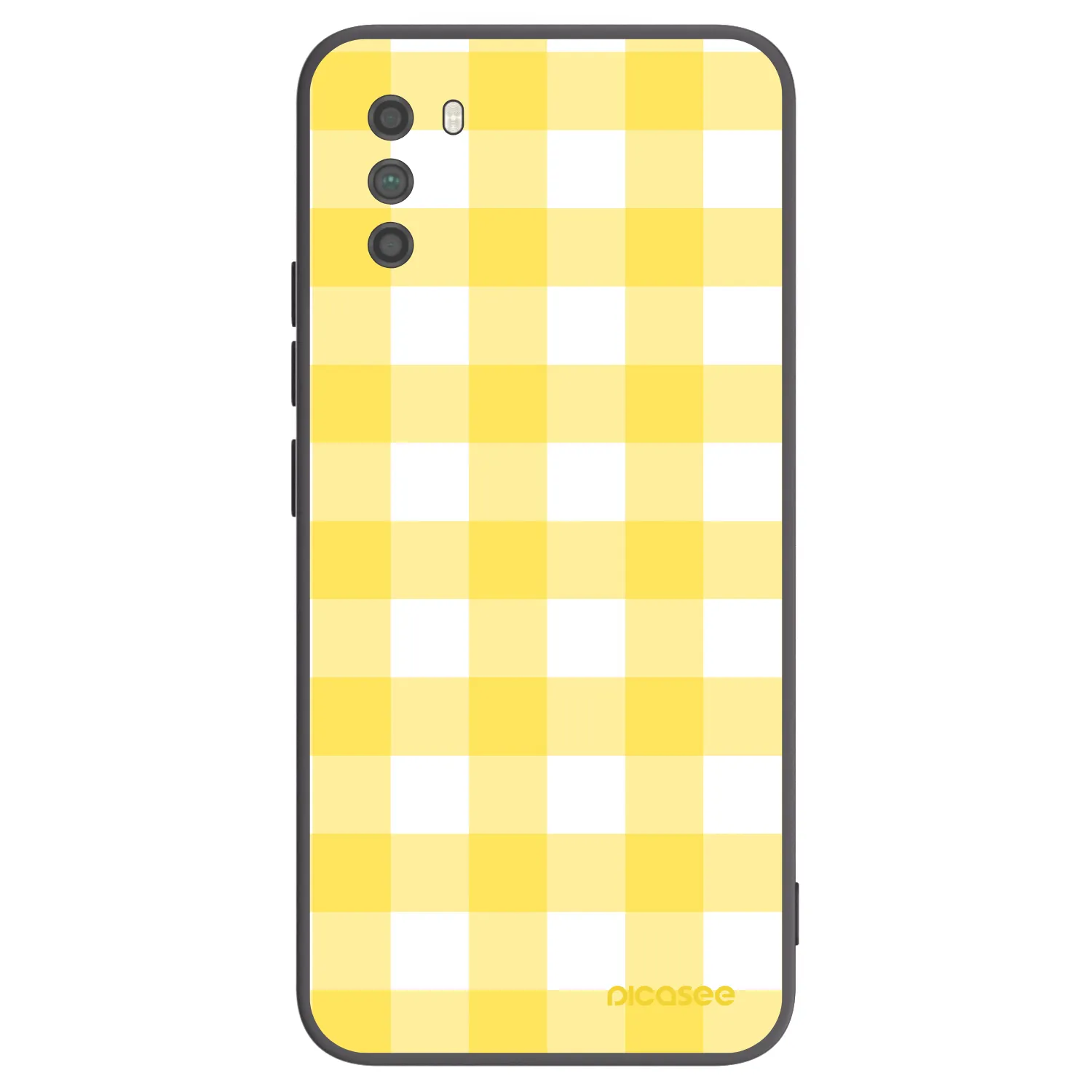 Picasee silikonový černý obal pro Xiaomi Poco M3 - Gride lemon