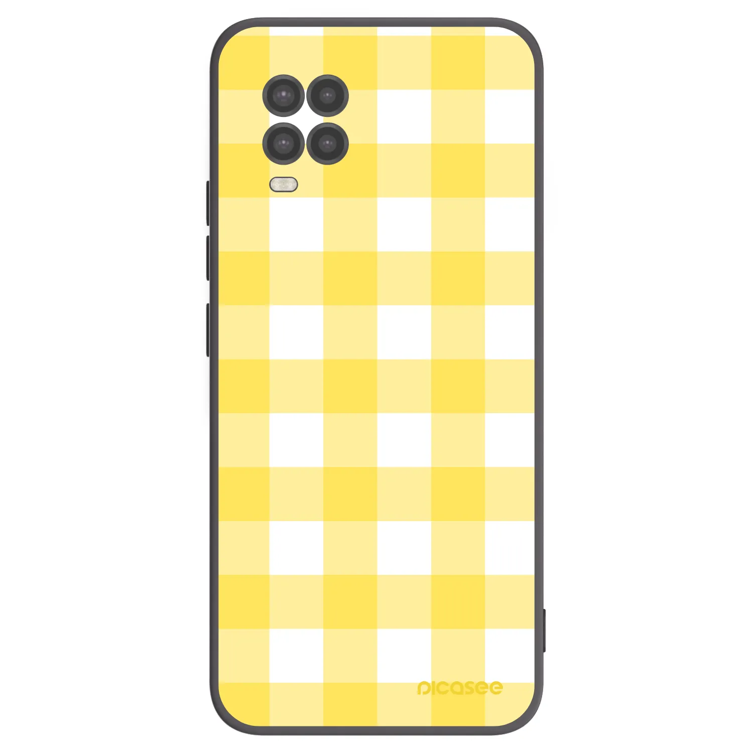 Picasee silikonový černý obal pro Xiaomi Mi 10 Lite - Gride lemon