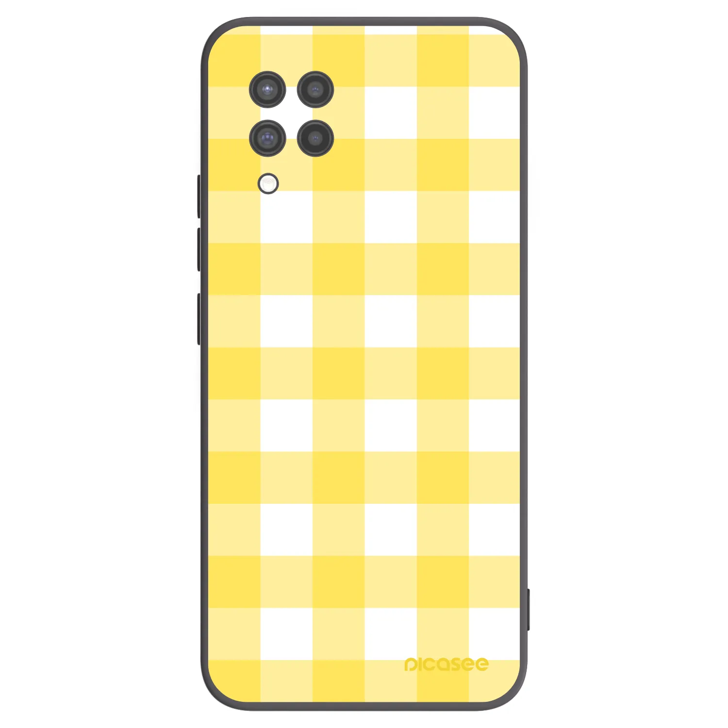 Picasee silikonový černý obal pro Samsung Galaxy A42 A426B - Gride lemon