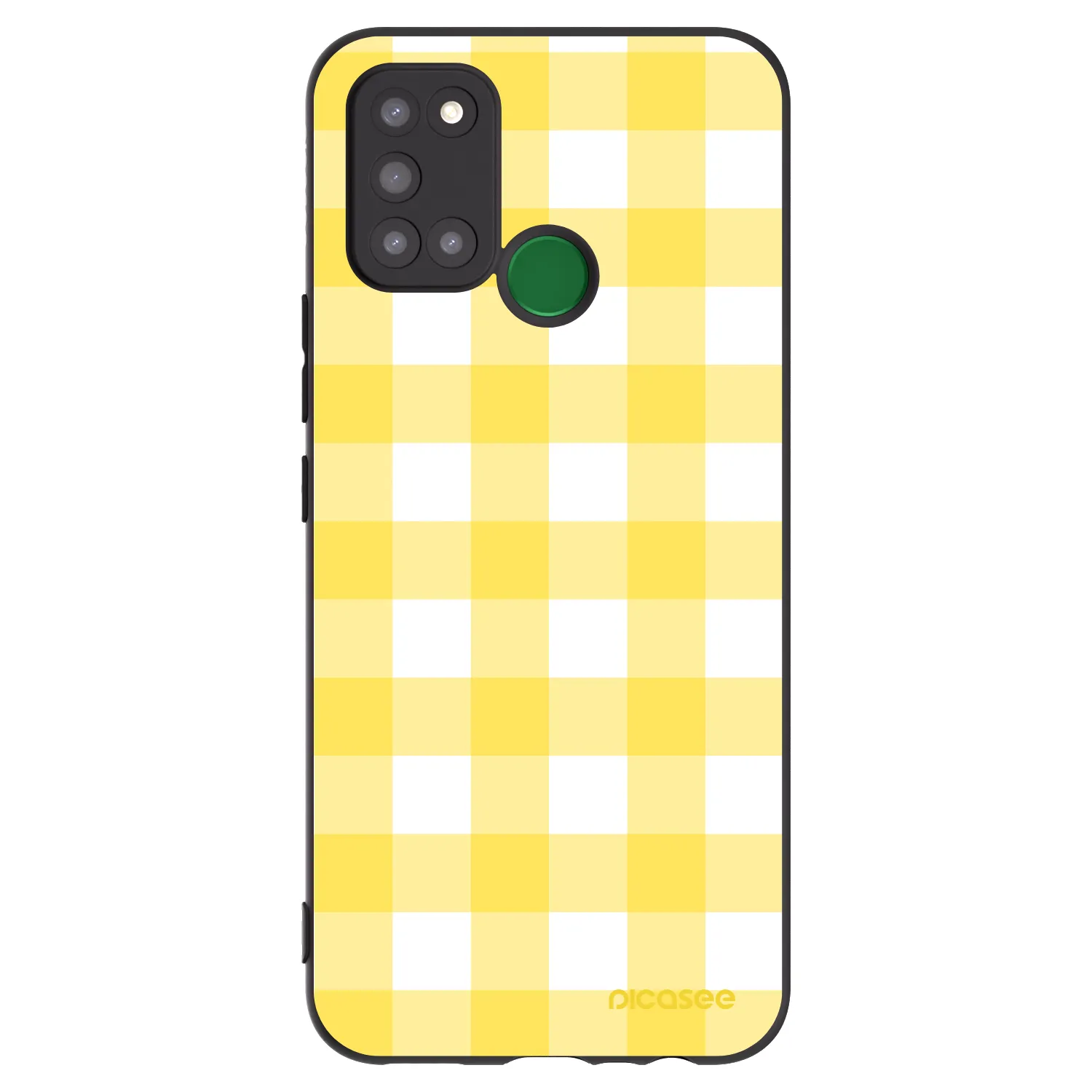 Picasee silikonový černý obal pro Realme 7i - Gride lemon