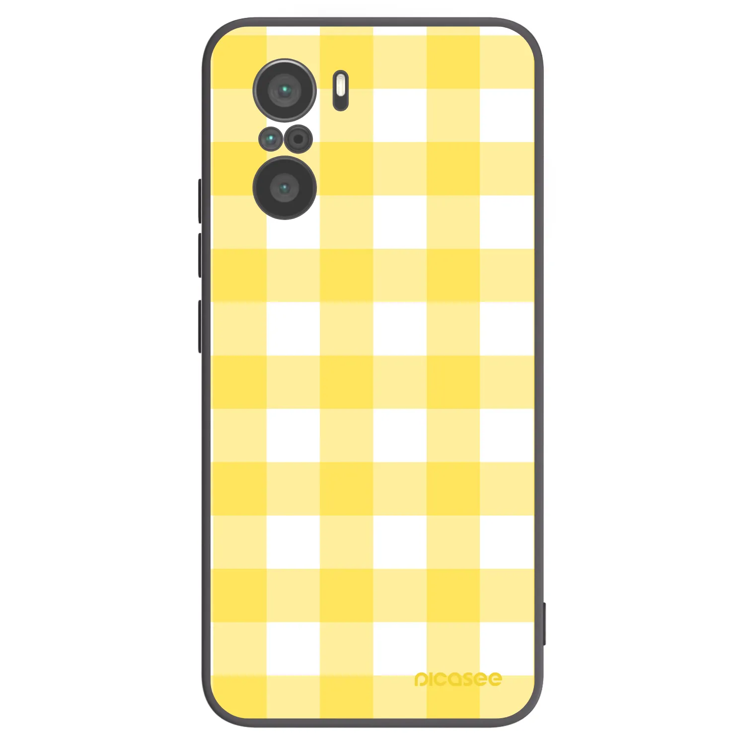 Picasee silikonový černý obal pro Xiaomi Poco F3 - Gride lemon