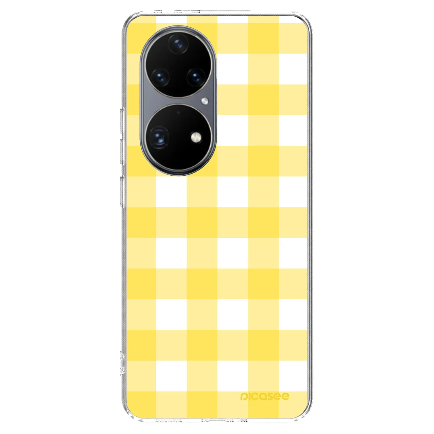 Picasee silikonový průhledný obal pro Huawei P50 - Gride lemon