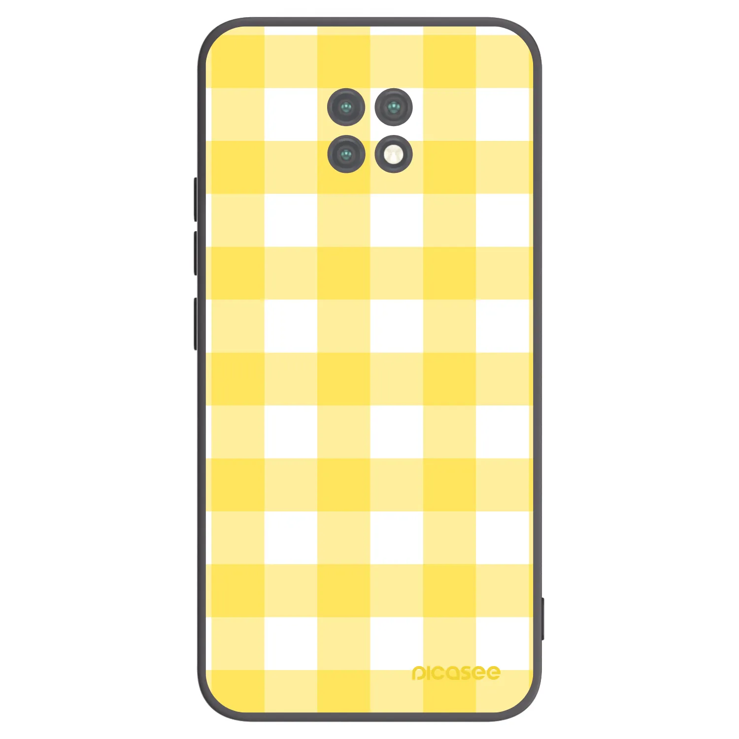 Picasee silikonový černý obal pro Xiaomi Redmi Note 9T - Gride lemon