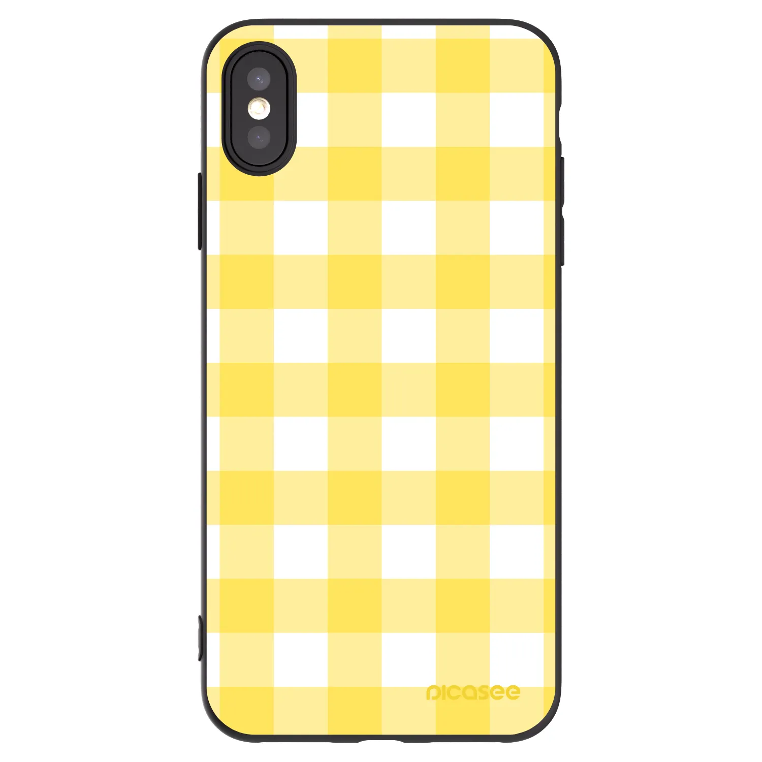 Picasee silikonový černý obal pro Apple iPhone XS Max - Gride lemon
