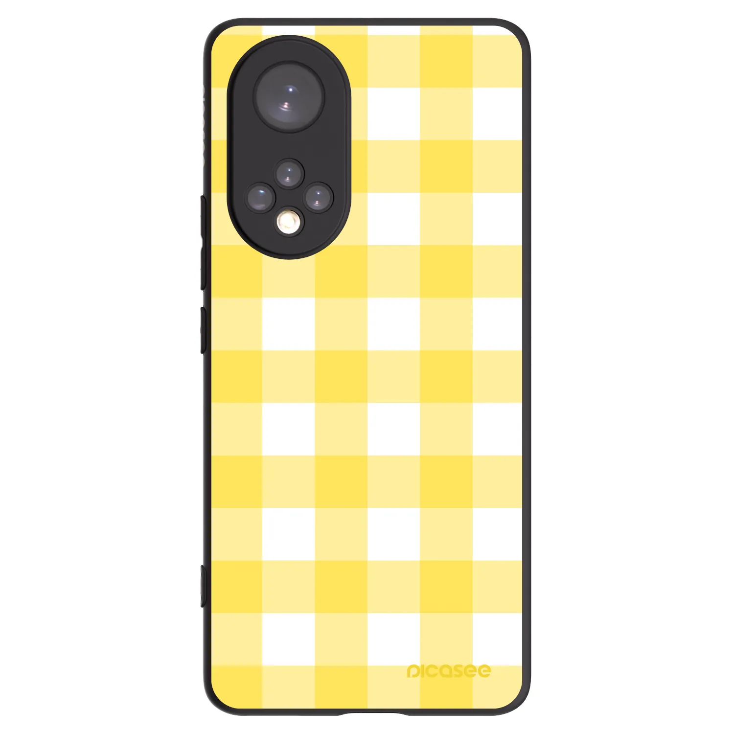 Picasee silikonový černý obal pro Honor 50 5G - Gride lemon