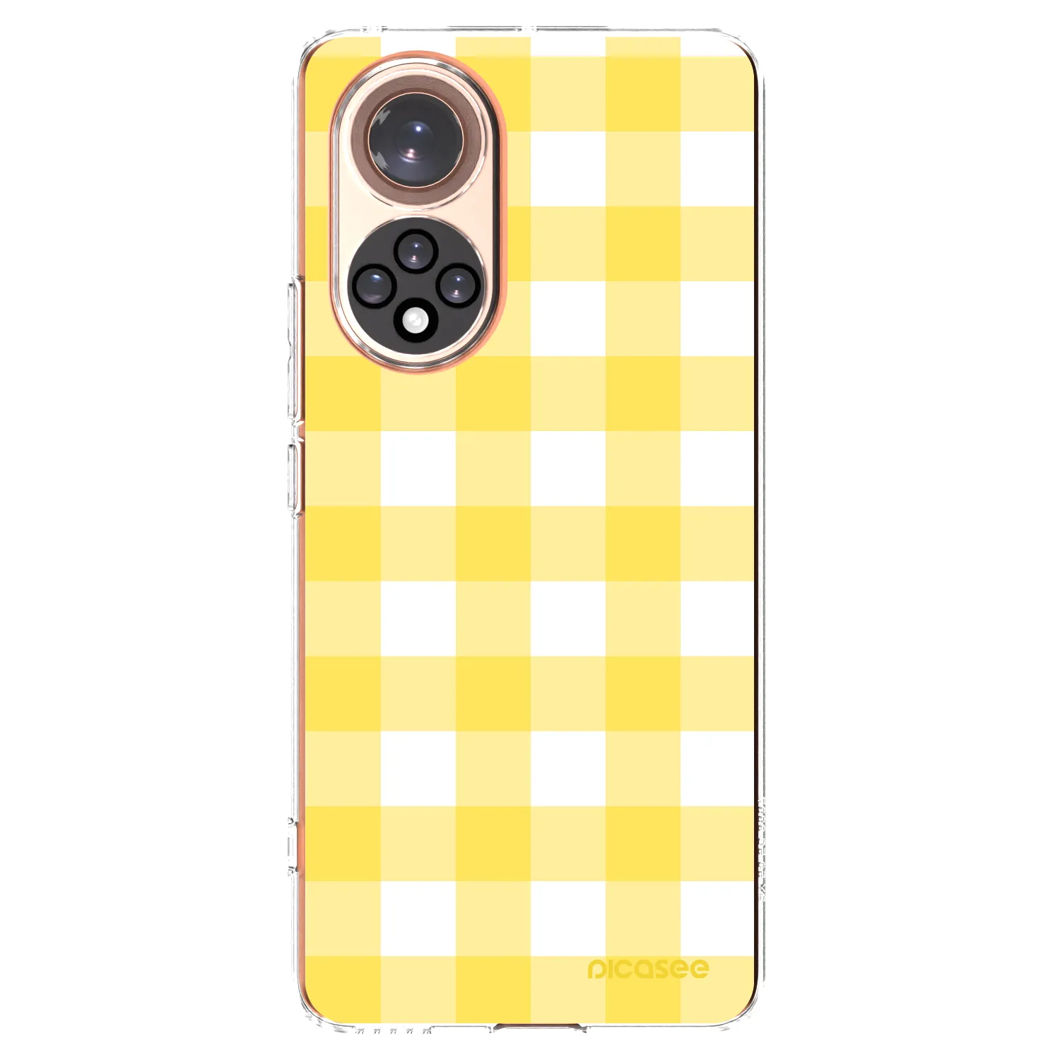 Picasee silikonový průhledný obal pro Honor 50 5G - Gride lemon