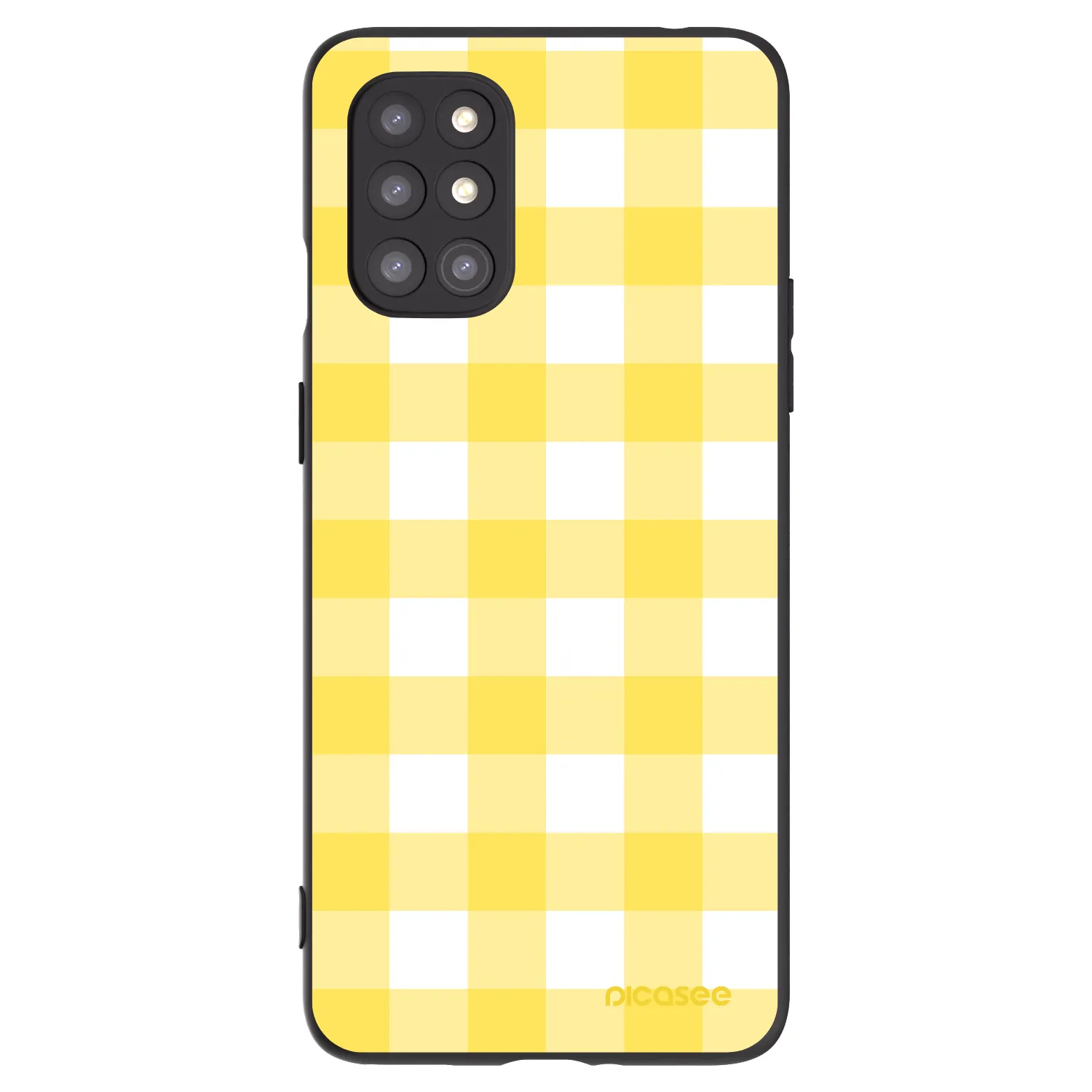 Picasee silikonový černý obal pro OnePlus 8T - Gride lemon