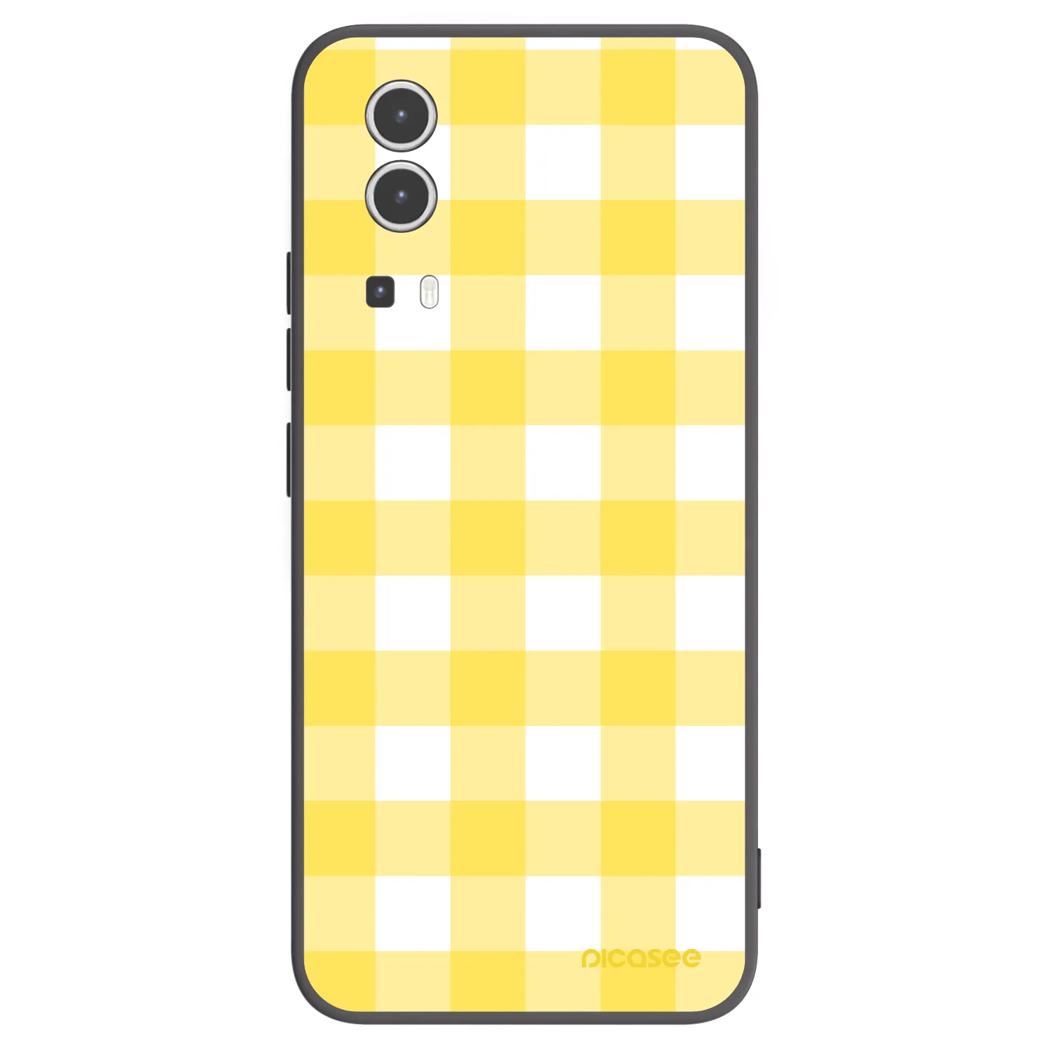 Picasee silikonový černý obal pro Vivo Y72 5G - Gride lemon
