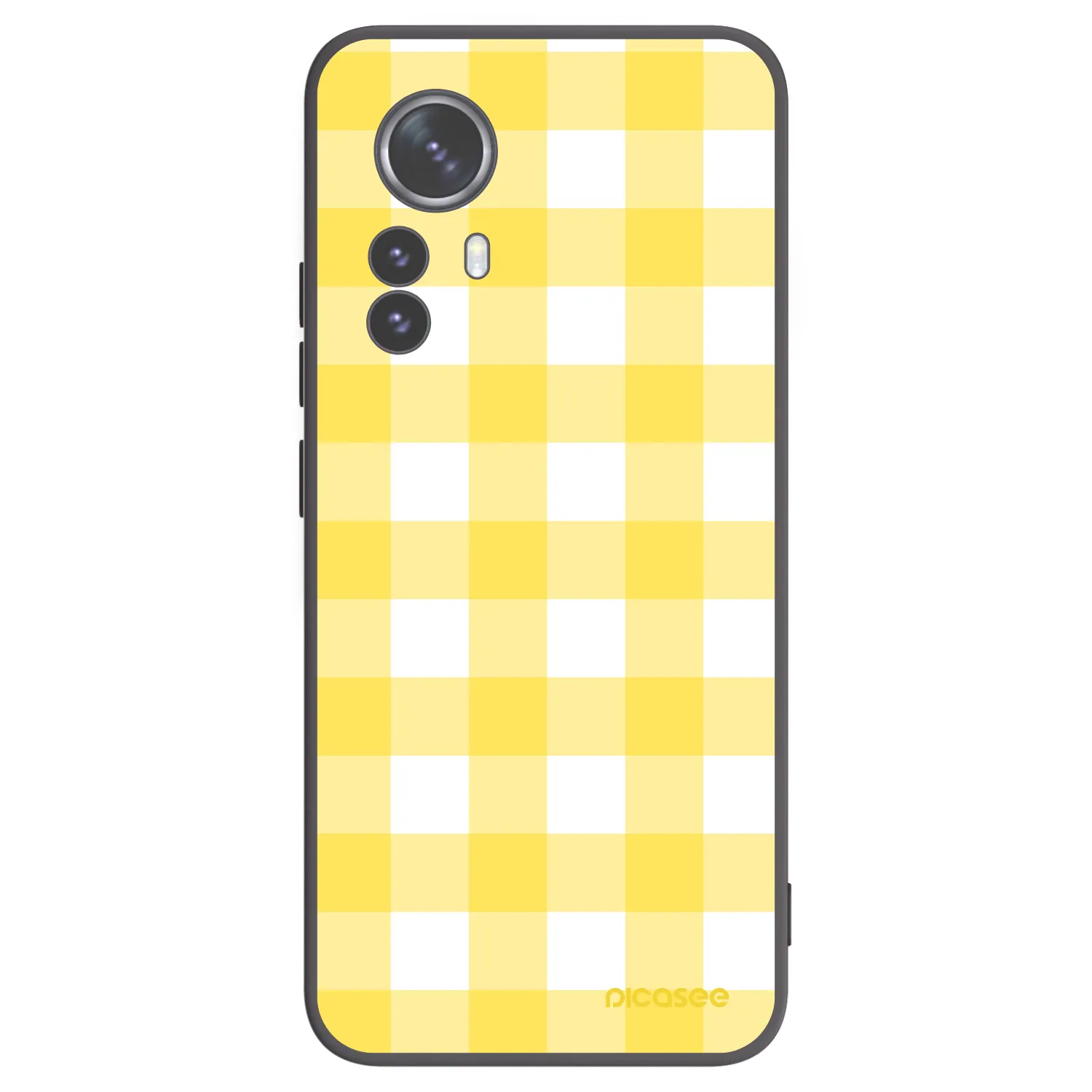 Picasee silikonový černý obal pro Xiaomi 12 Pro - Gride lemon