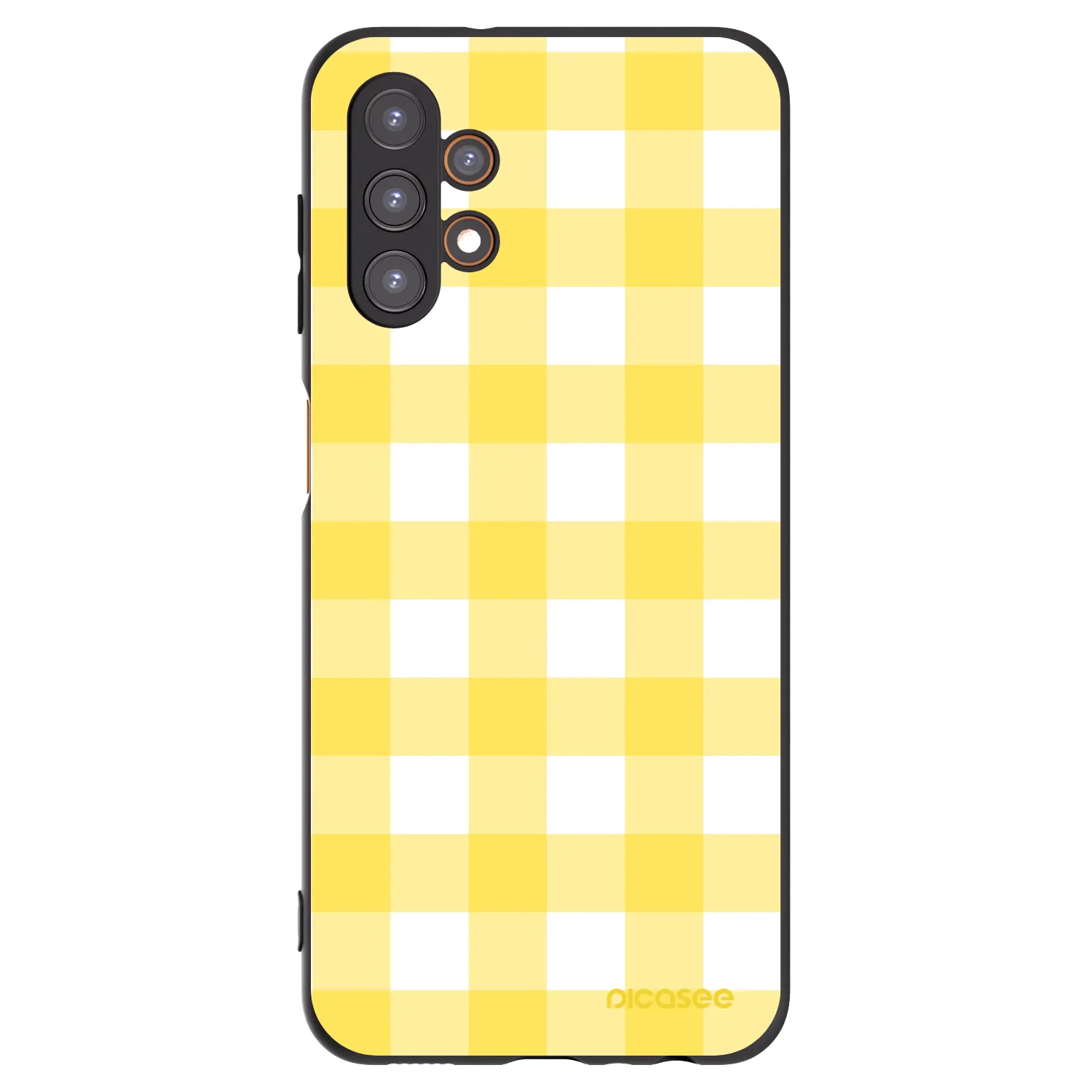 Picasee silikonový černý obal pro Samsung Galaxy A13 4G A135 - Gride lemon
