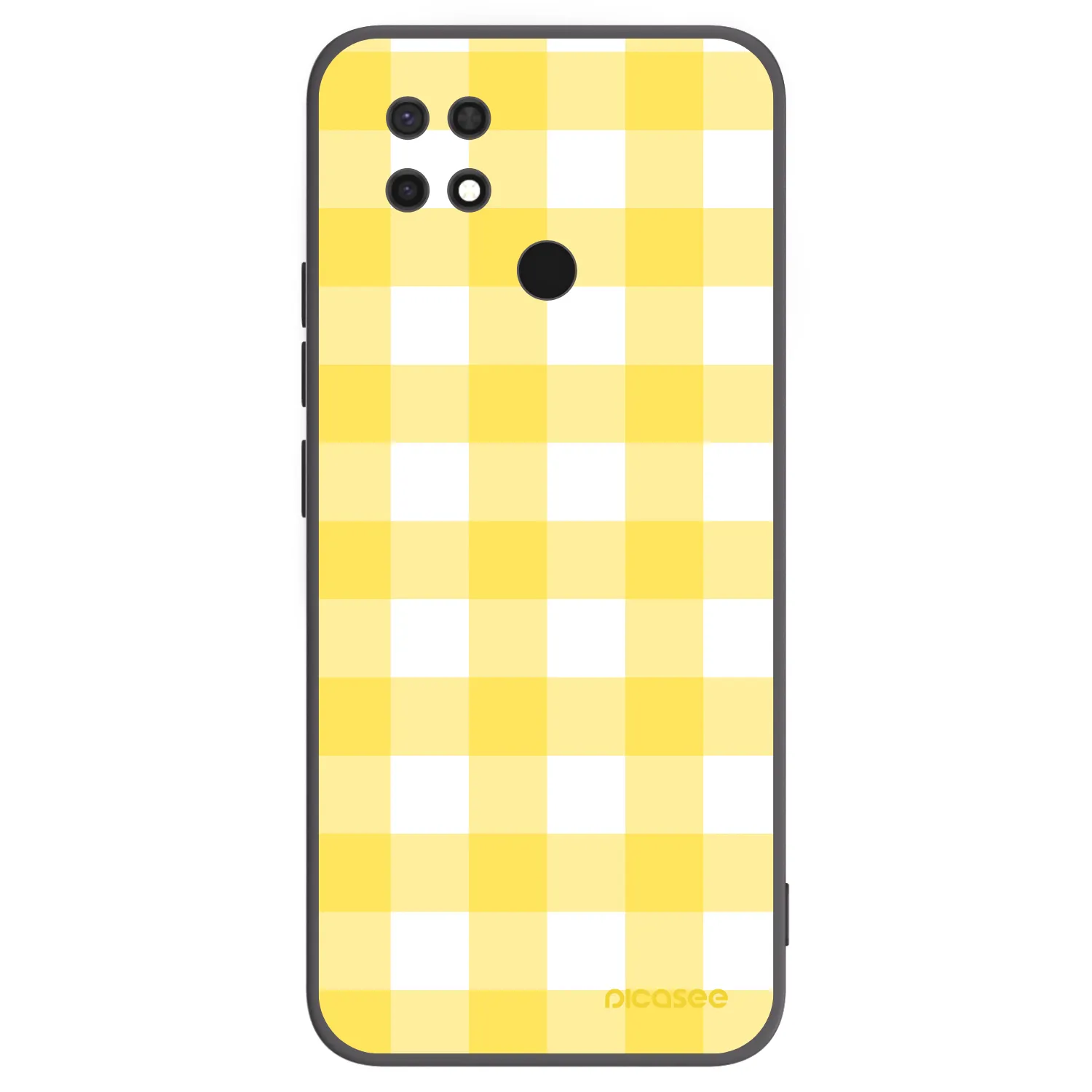 Picasee silikonový černý obal pro Xiaomi Redmi 10C - Gride lemon