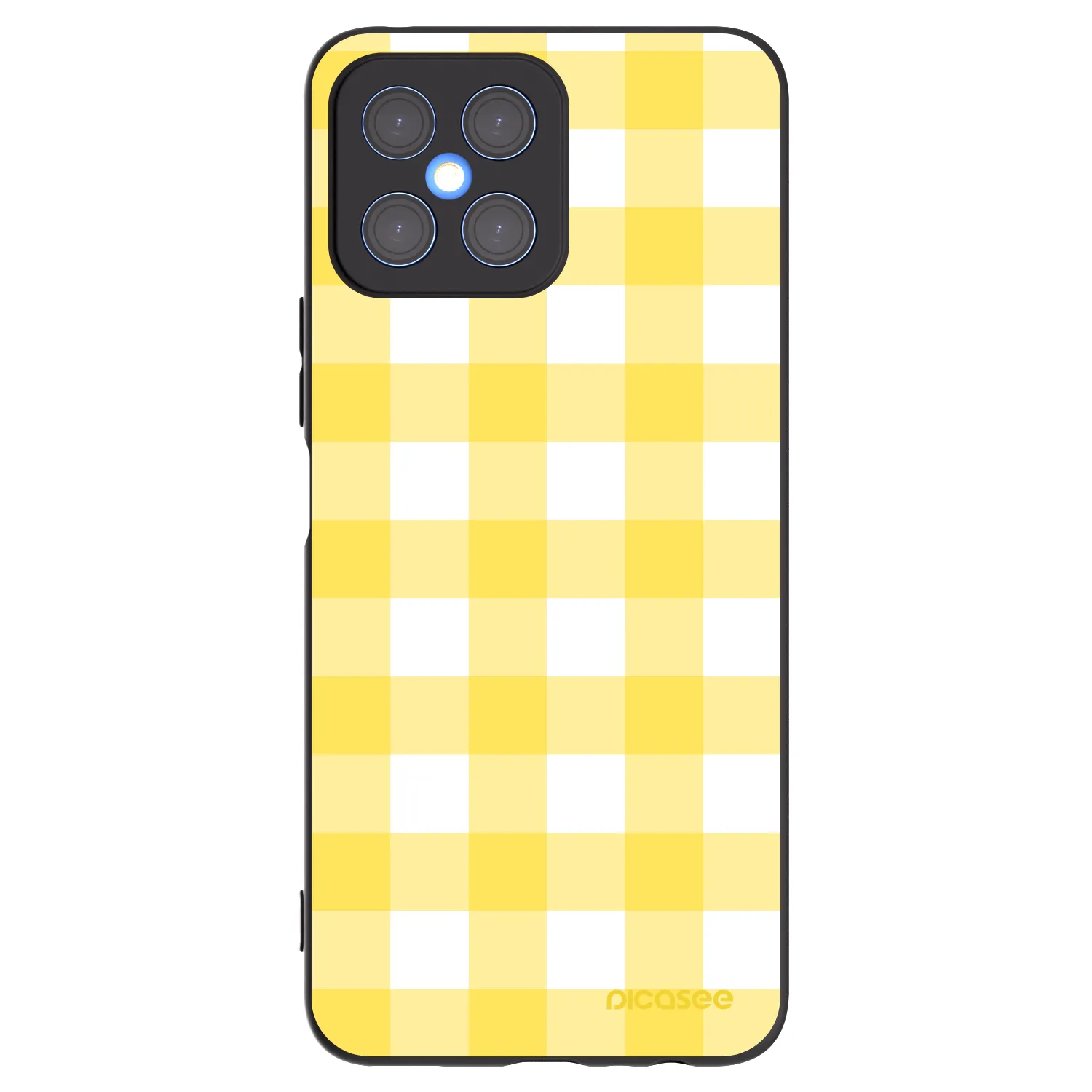 Picasee silikonový černý obal pro Honor X8 4G - Gride lemon