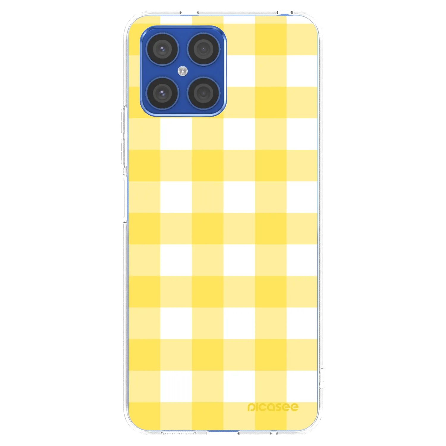 Picasee silikonový průhledný obal pro Honor X8 4G - Gride lemon