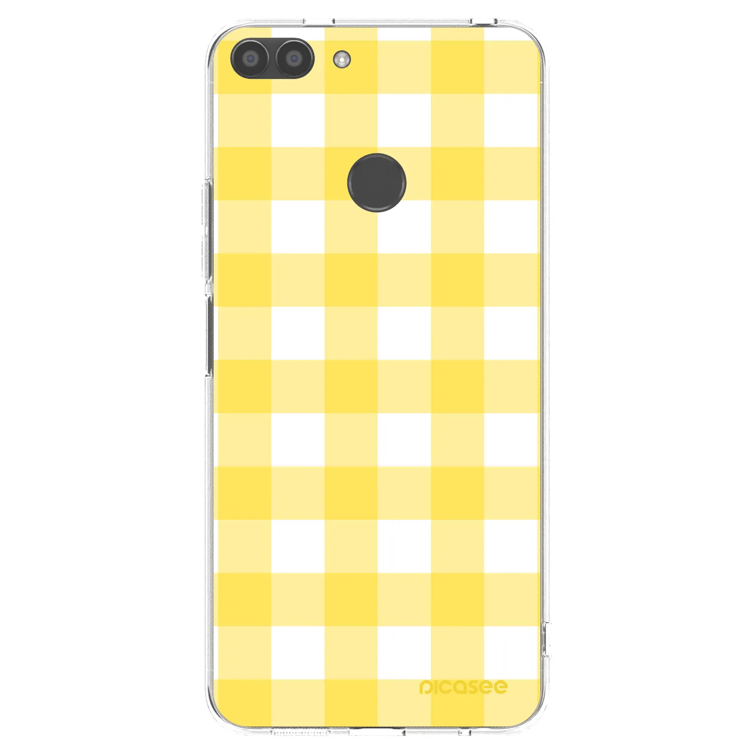 Picasee silikonový průhledný obal pro Huawei P Smart - Gride lemon